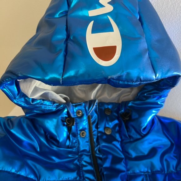CHAMPION NASA Insignia  Jacket  Metallic Teal - Picture 4 of 11